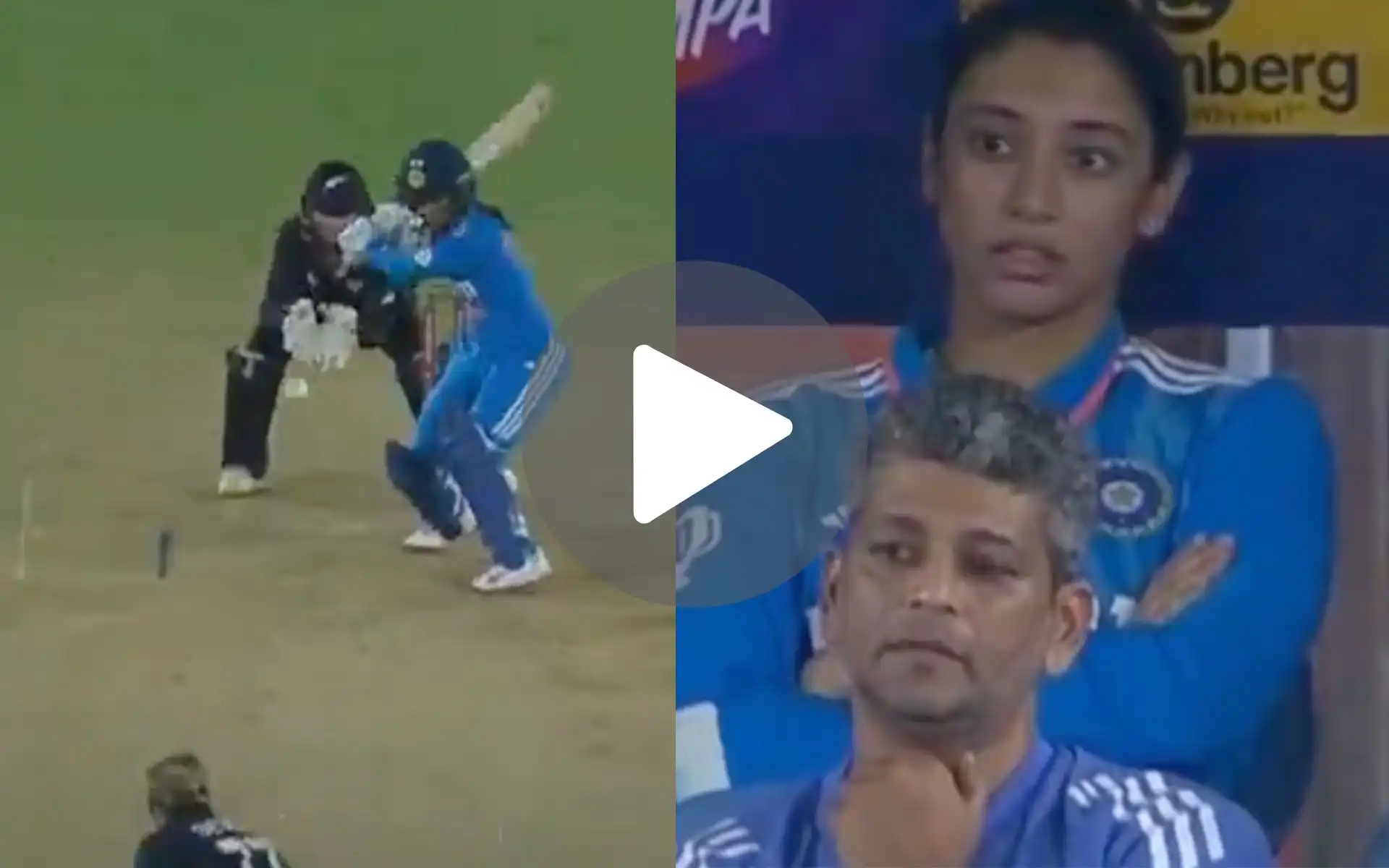 [Watch] Smriti Mandhana's Worried Reaction As Devine Removes Jemimah Rodrigues